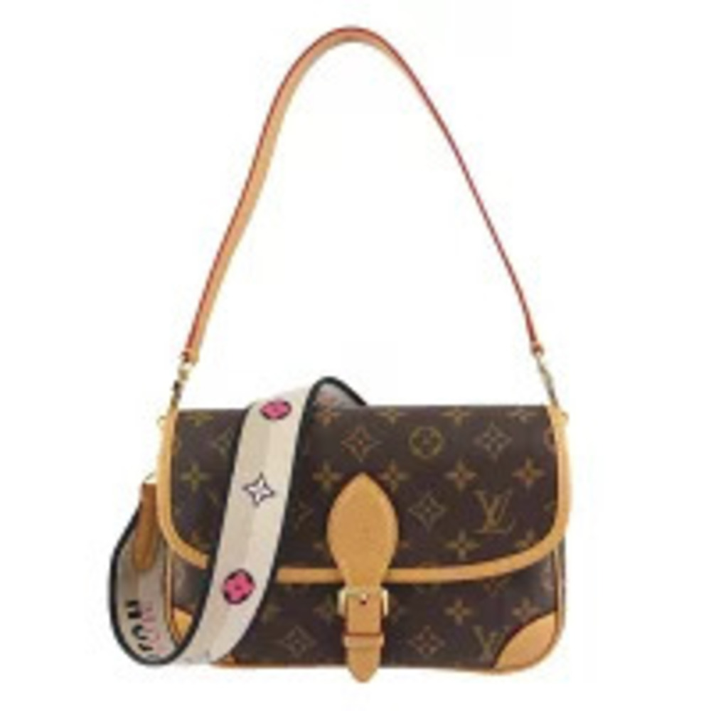 Louis Vuitton Diane NM Bag Shoulder Monogram Noir Black